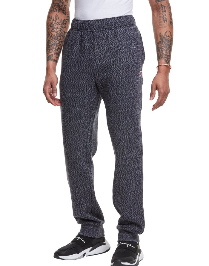 Champion Glitch French Terry Joggingbroek Heren - Zwart - Belgie 7280YPOSW